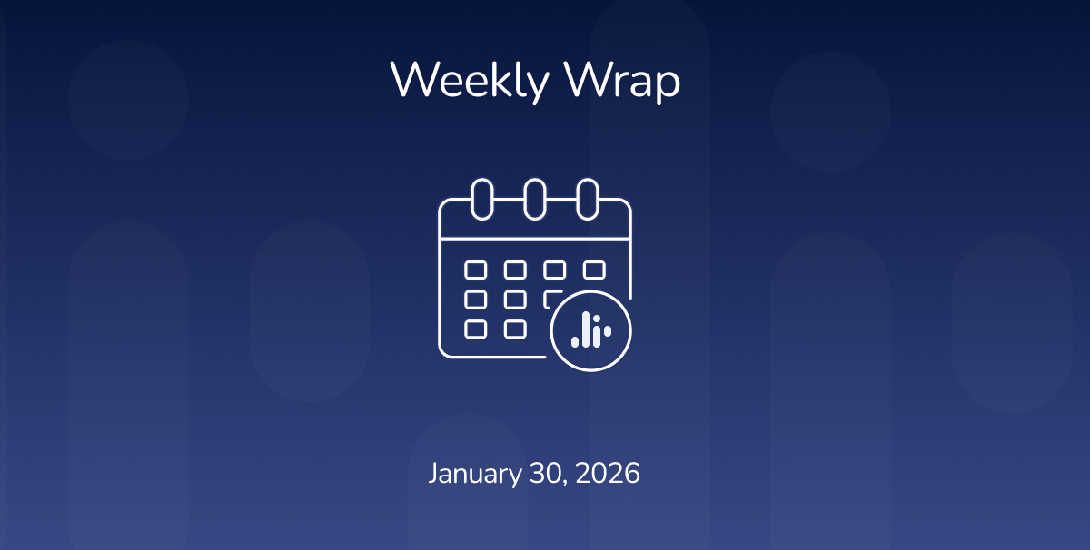 Crypto Weekly Wrap: 30th January 2026