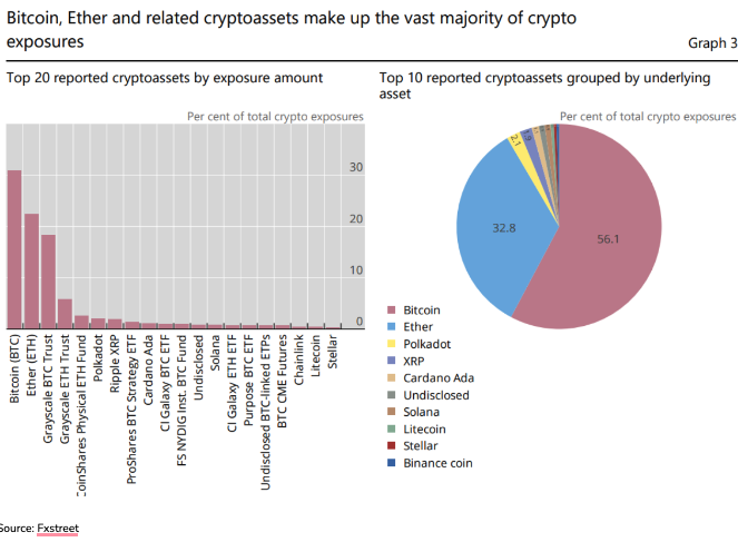 Bitcoin Ether and related cryptoassets make up vast majority of crypto exposures